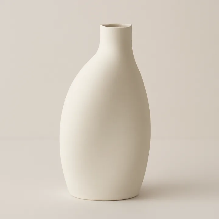 Luna Arc Ceramic Vase