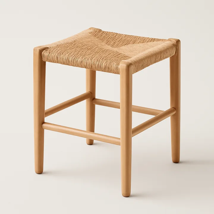 Alder Weave Accent Stool