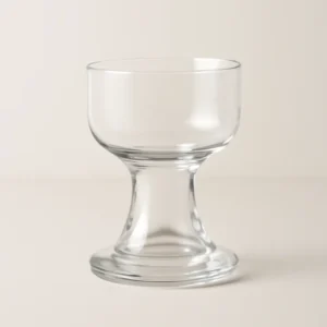 Cove Glass Candleholder