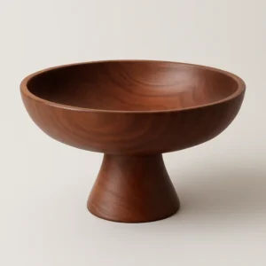 Parker Wood Pedestal Bowl