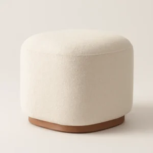 Havenly boucle accent ottoman