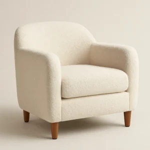 Linden boucle armchair
