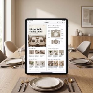 Dining Table Setting Guide