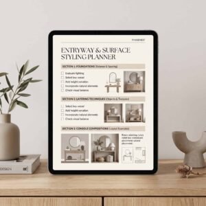 Entryway & Surface Styling Planner
