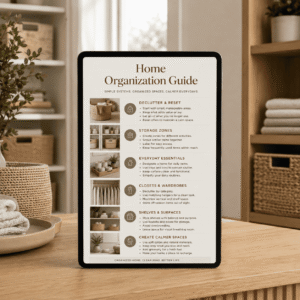 Home Organization Guide