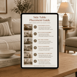 Side Table Placement Guide